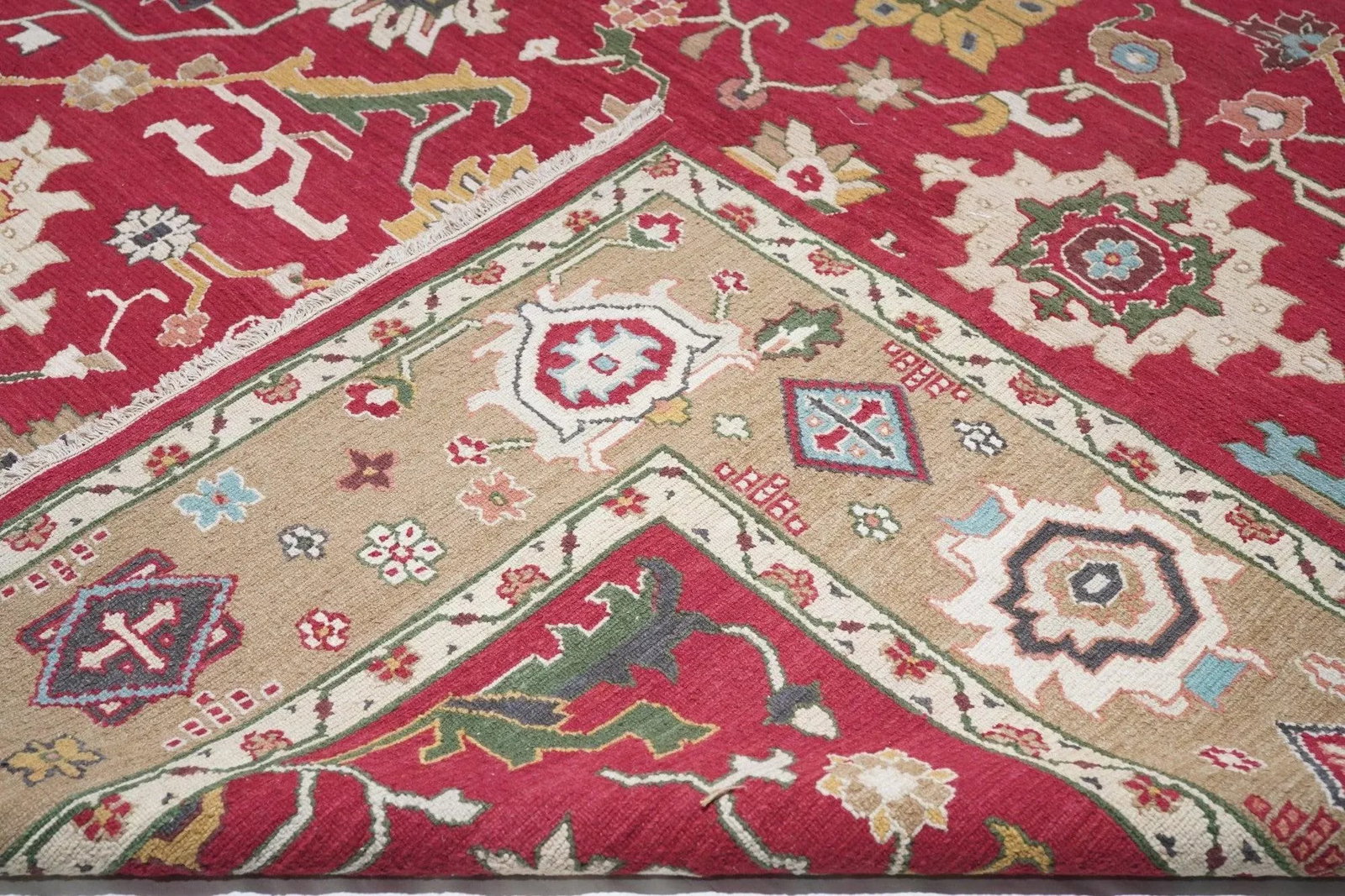 Early 21st Century Red Turkish Rug 10'0'' X 14'0'' - 9