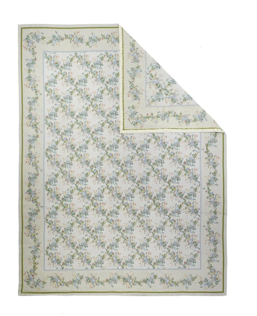 French Aubusson Design Rug 7'10'' X 10'0" - 2