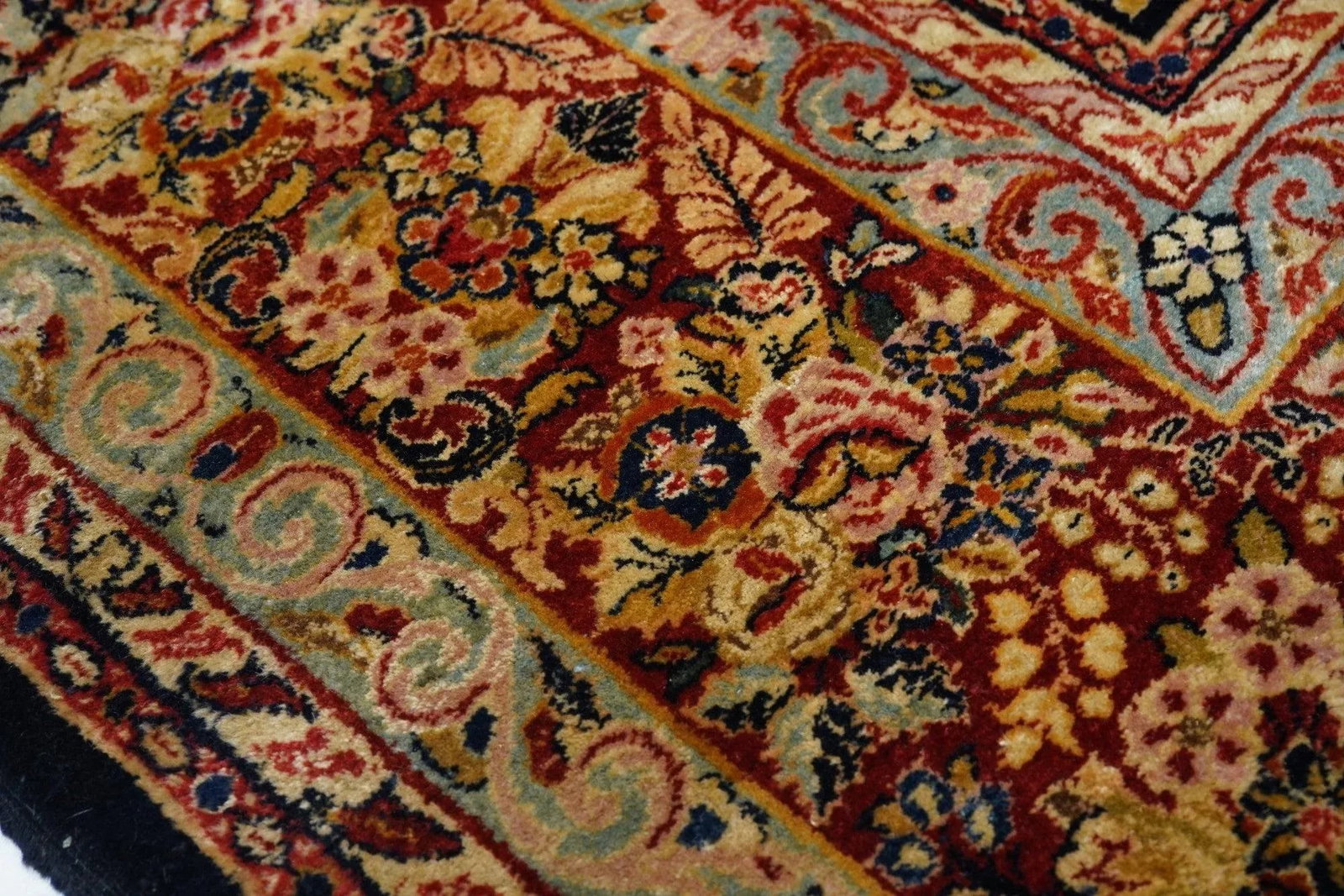 Vintage Sarouk Rug 10'2'' X 13'1'' - 4