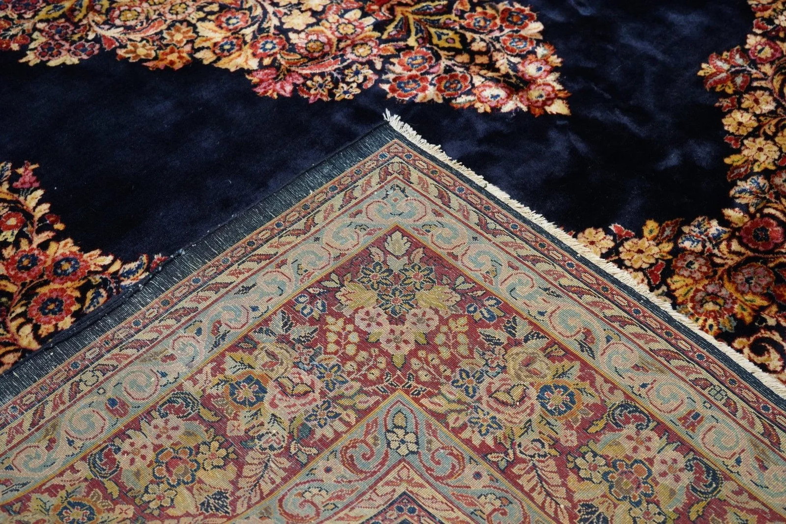 Vintage Sarouk Rug 10'2'' X 13'1'' - 9