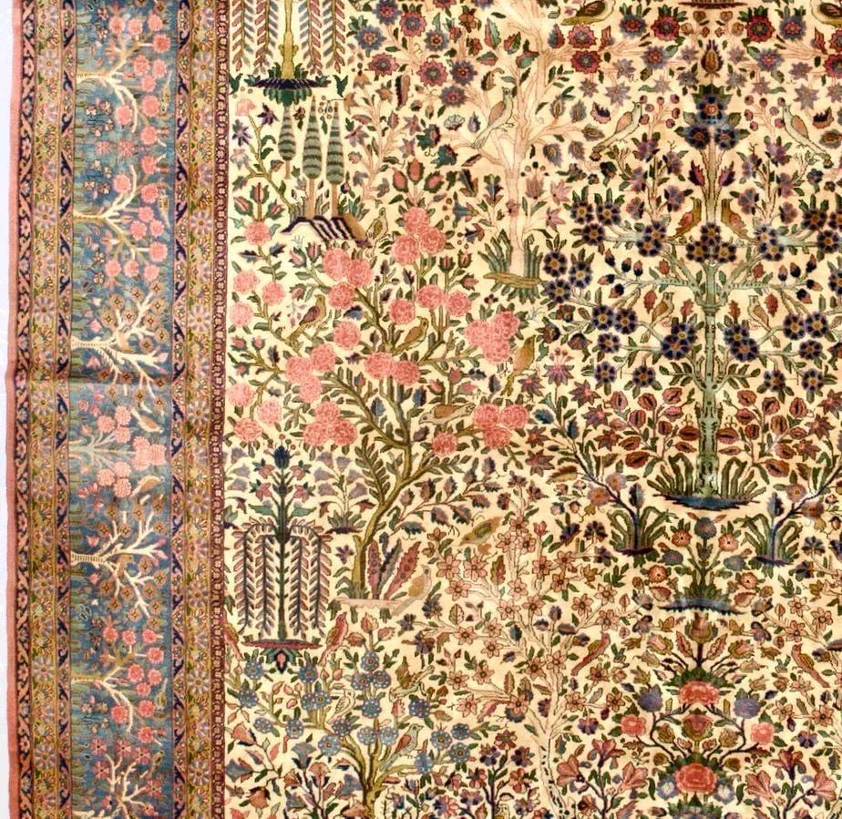 Antique Kashan Rug 11'2'' X 15'1'' - 3