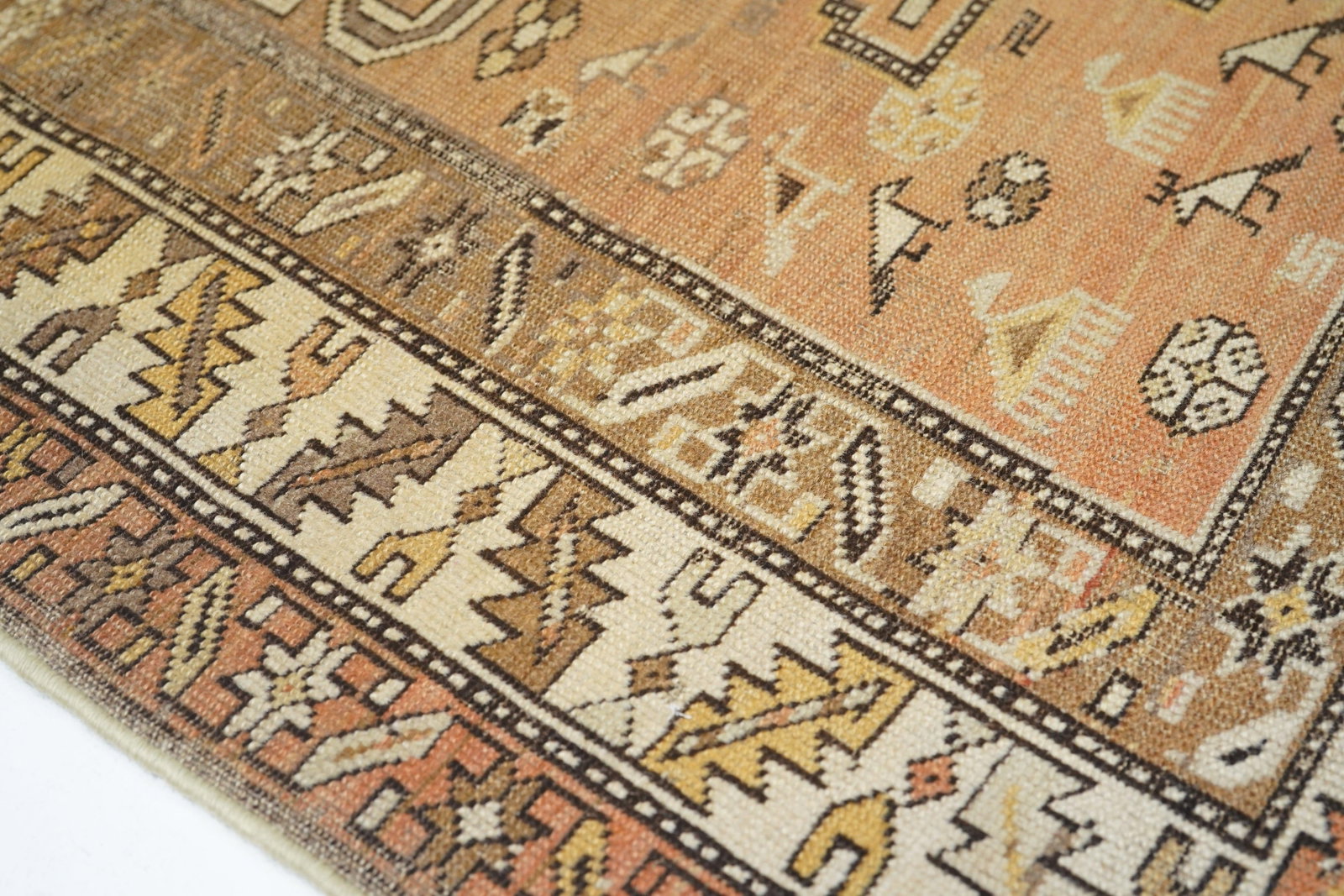 Antique Caucasian Shirvan Rug 3'11'' X 5'1'' - 4