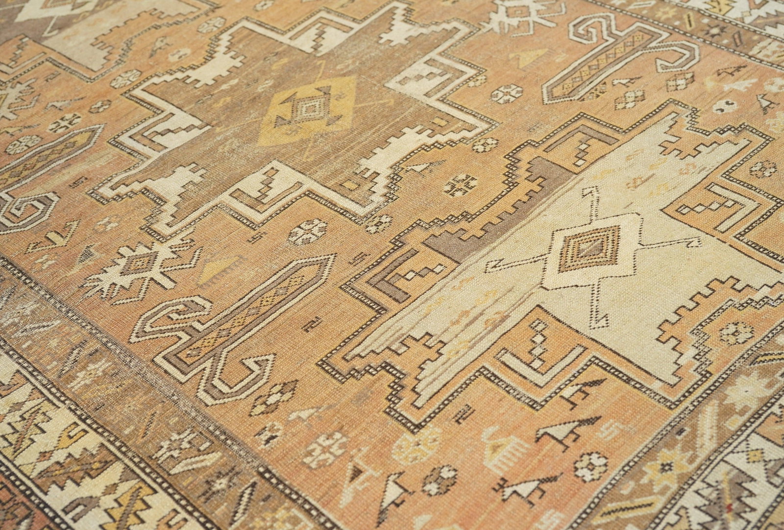 Antique Caucasian Shirvan Rug 3'11'' X 5'1'' - 5