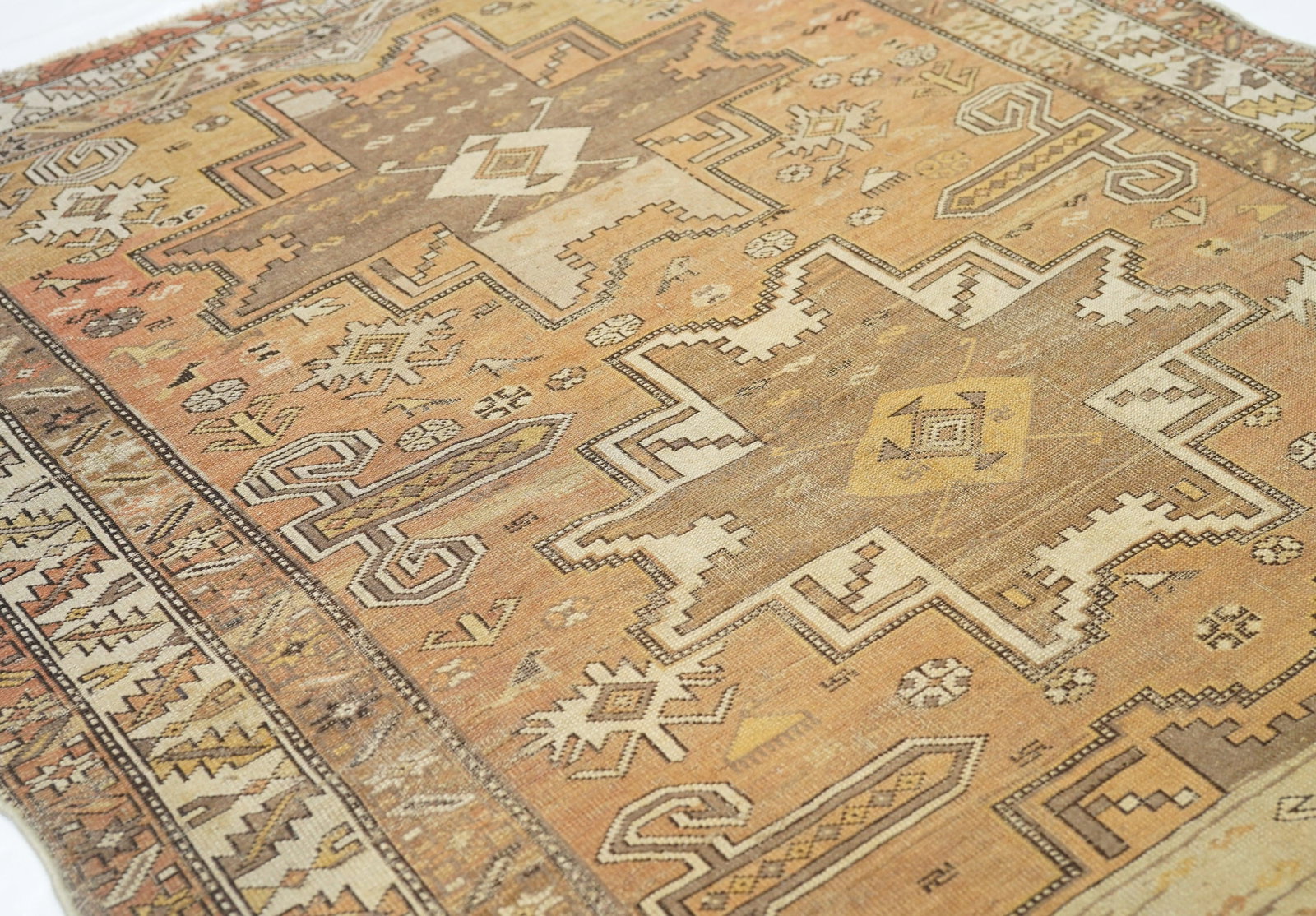 Antique Caucasian Shirvan Rug 3'11'' X 5'1'' - 6