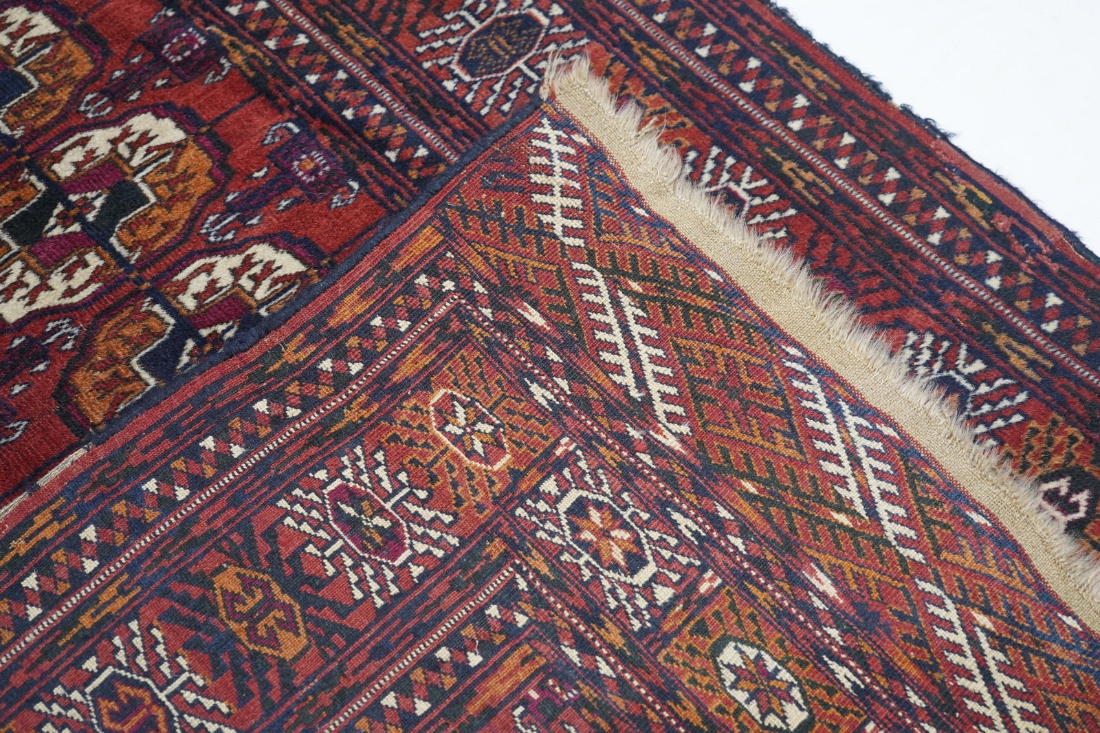 Vintage Turkmen Rug 3'8'' X 5'9'' - 11