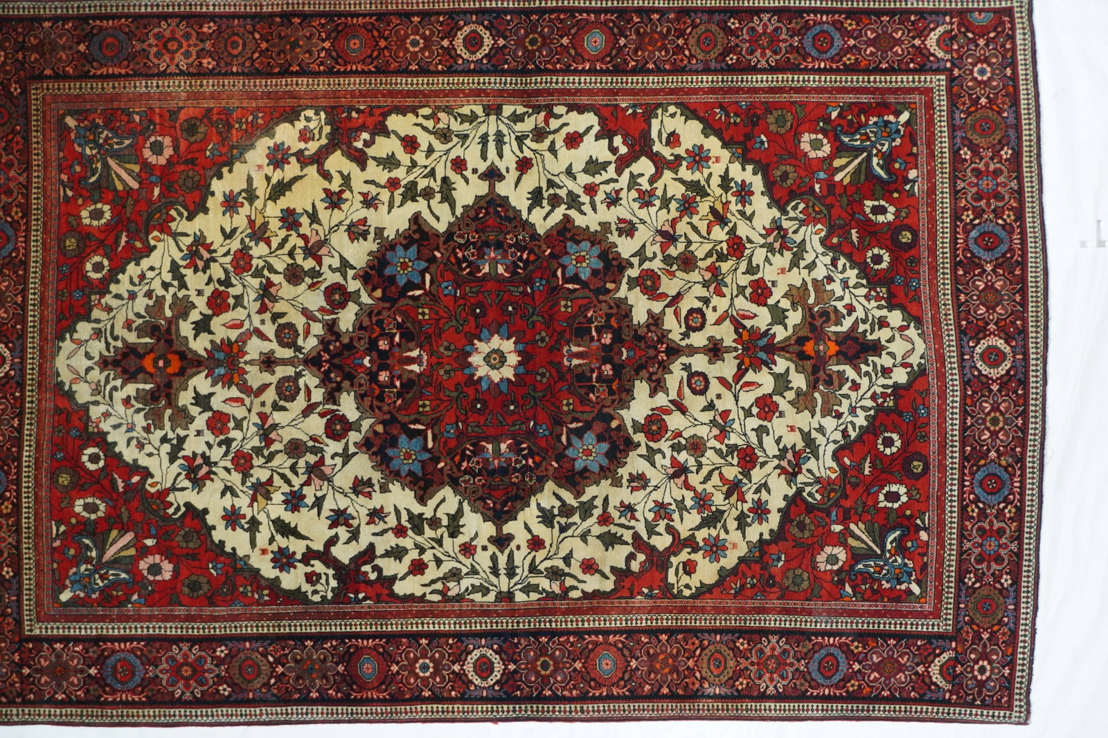Antique Farahan Sarouk Rug 4'3'' X 6'4'' - 4
