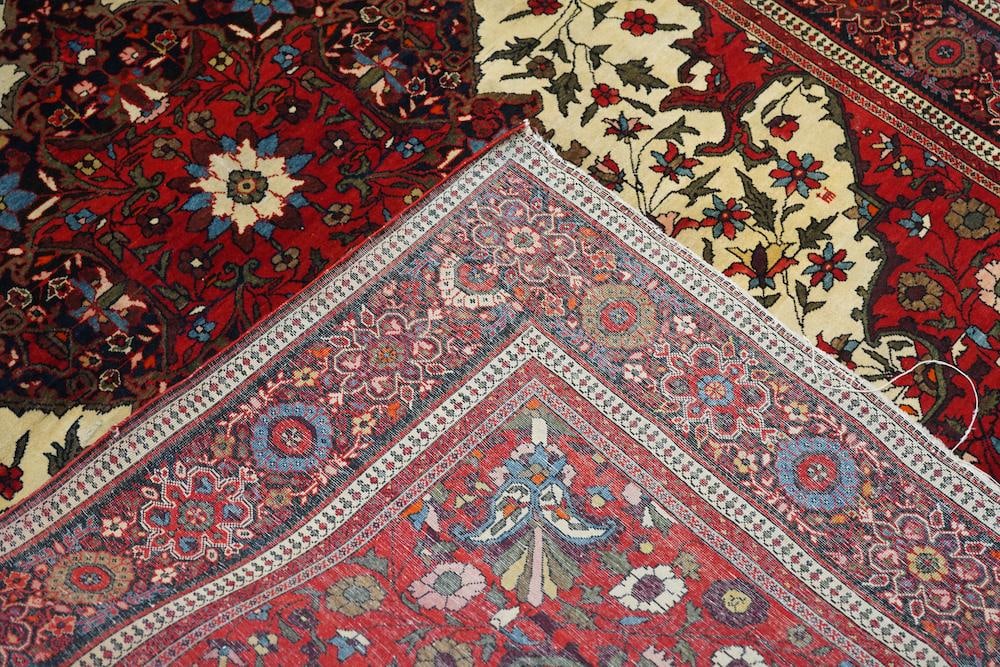 Antique Farahan Sarouk Rug 4'3'' X 6'4'' - 7