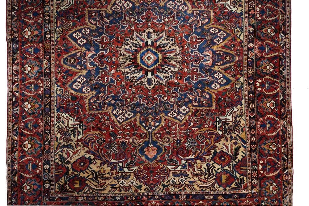 Vintage Persian Bakhtiari Rug 12'8'' X 15'4'' - 4