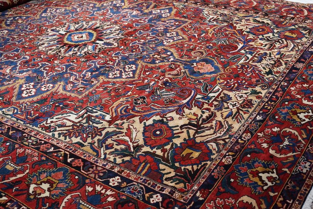 Vintage Persian Bakhtiari Rug 12'8'' X 15'4'' - 6
