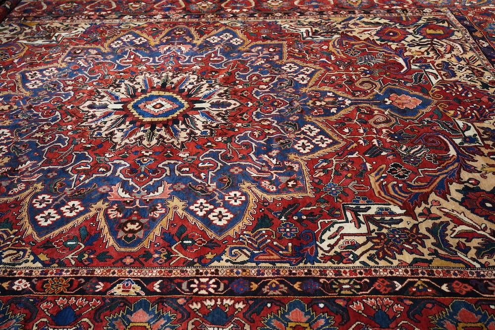 Vintage Persian Bakhtiari Rug 12'8'' X 15'4'' - 7