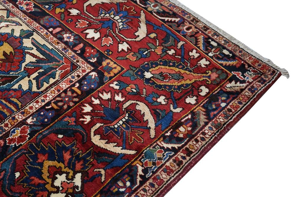 Vintage Persian Bakhtiari Rug 12'8'' X 15'4'' - 9