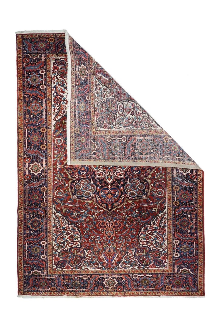 Vintage Heriz Rug 8'2'' X 11'7'' - 2
