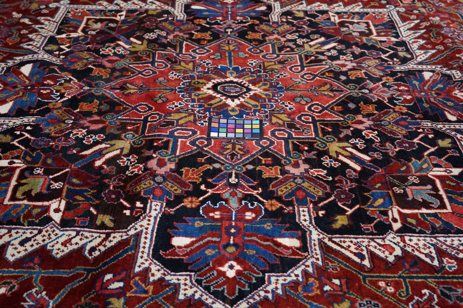 Vintage Heriz Rug 11'2'' X 15'2'' - 8