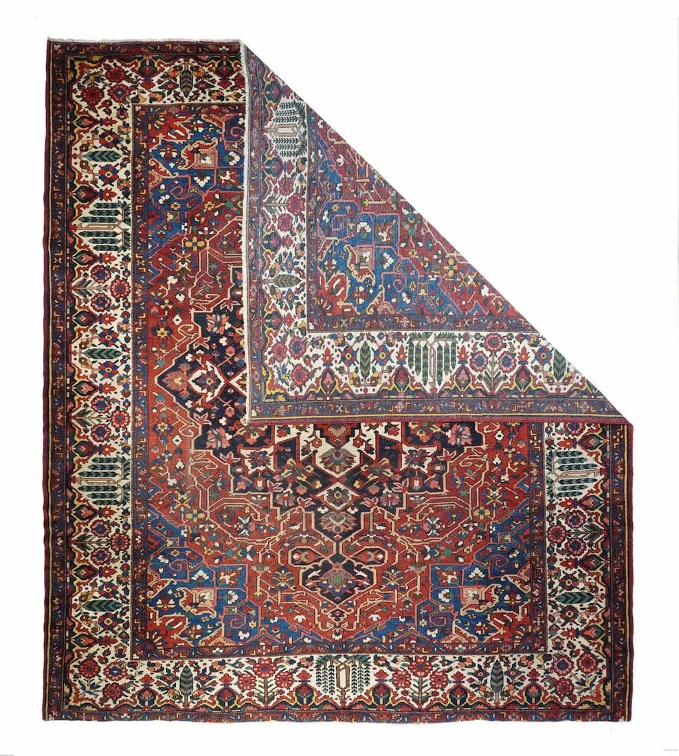Vintage Bakhtiari Rug 10'2'' X 12'1'' - 2