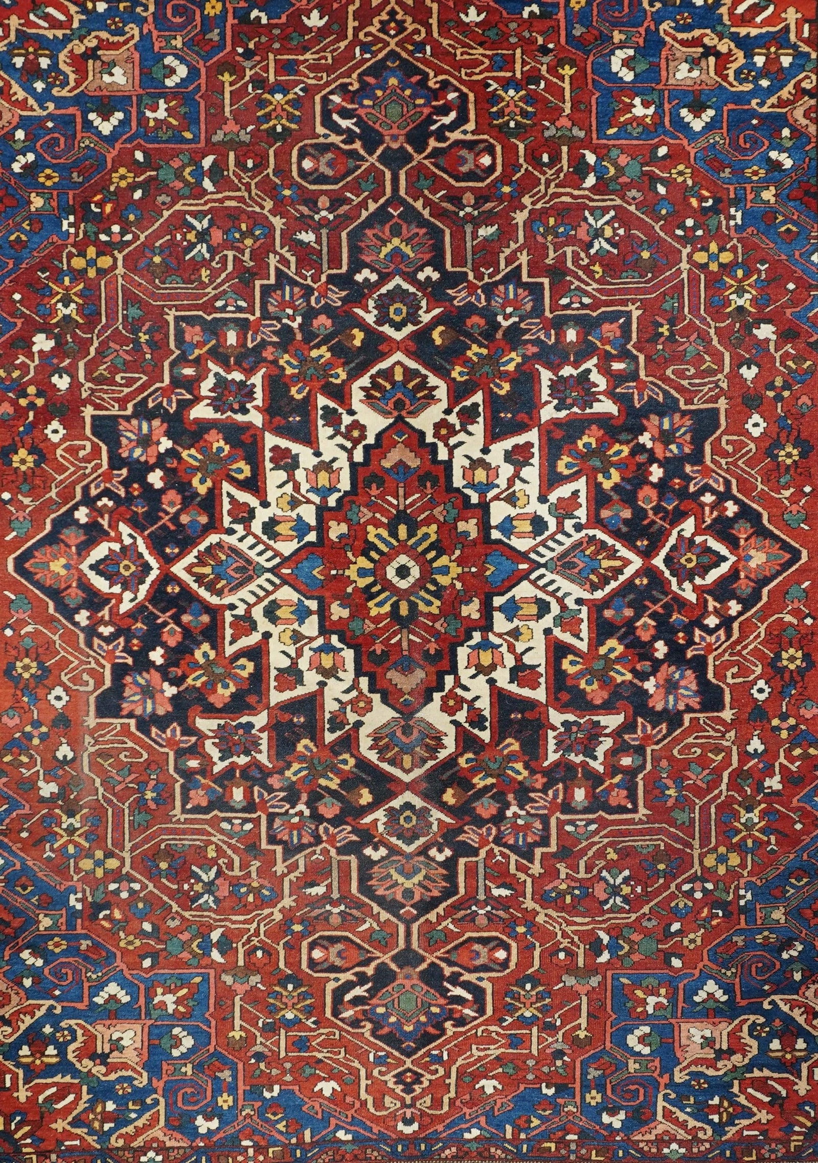 Vintage Bakhtiari Rug 10'2'' X 12'1'' - 3
