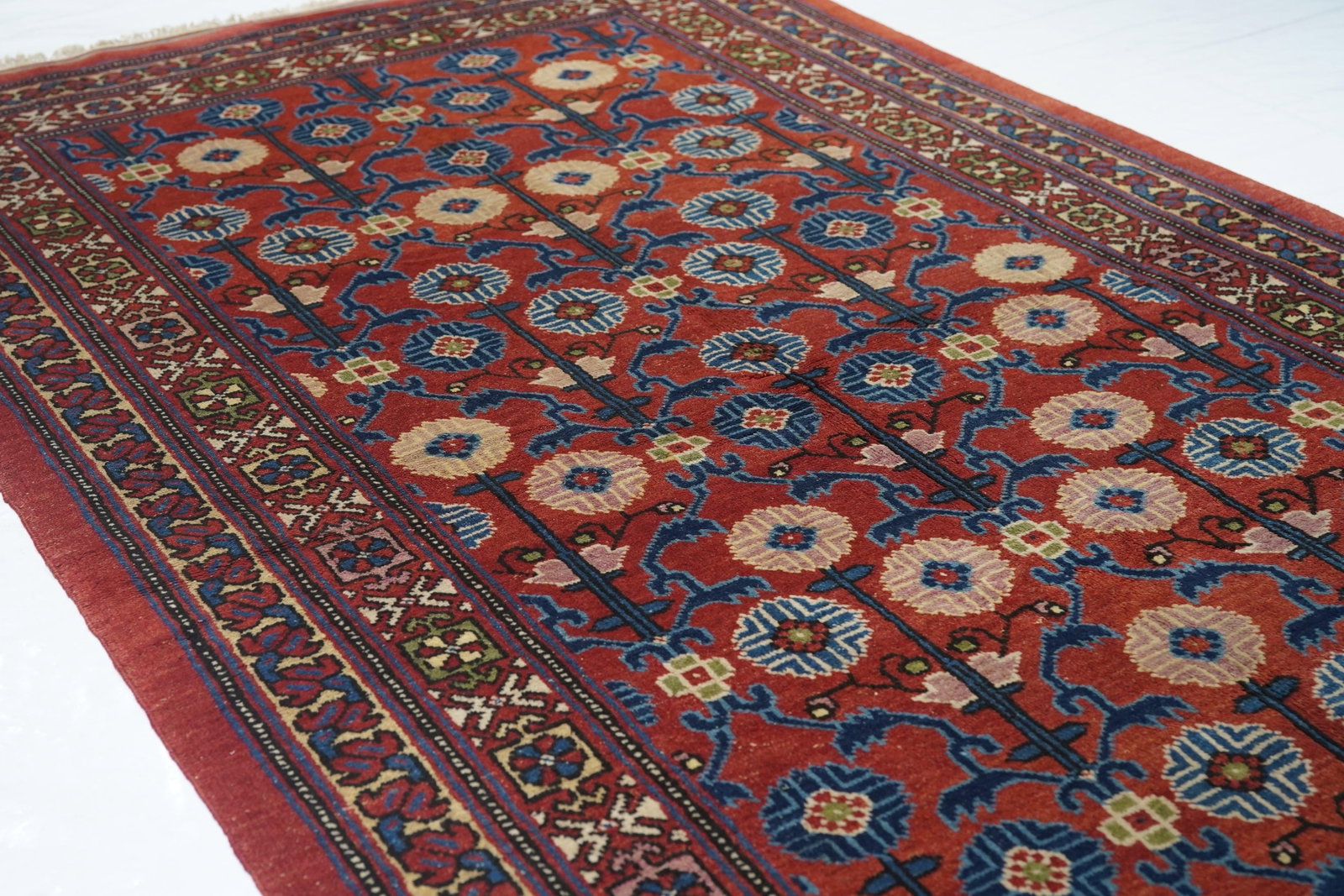 1940s Vintage Khotan Samarghand Rug 4'4'' X 7'4'' - 10