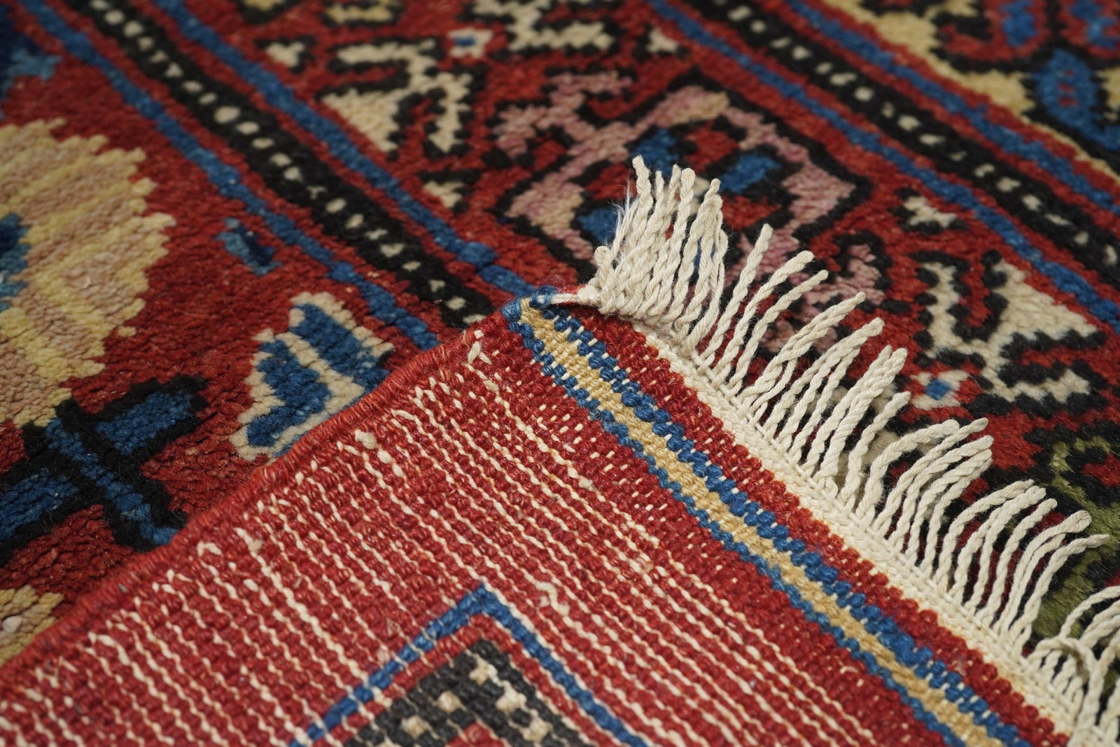 1940s Vintage Khotan Samarghand Rug 4'4'' X 7'4'' - 8