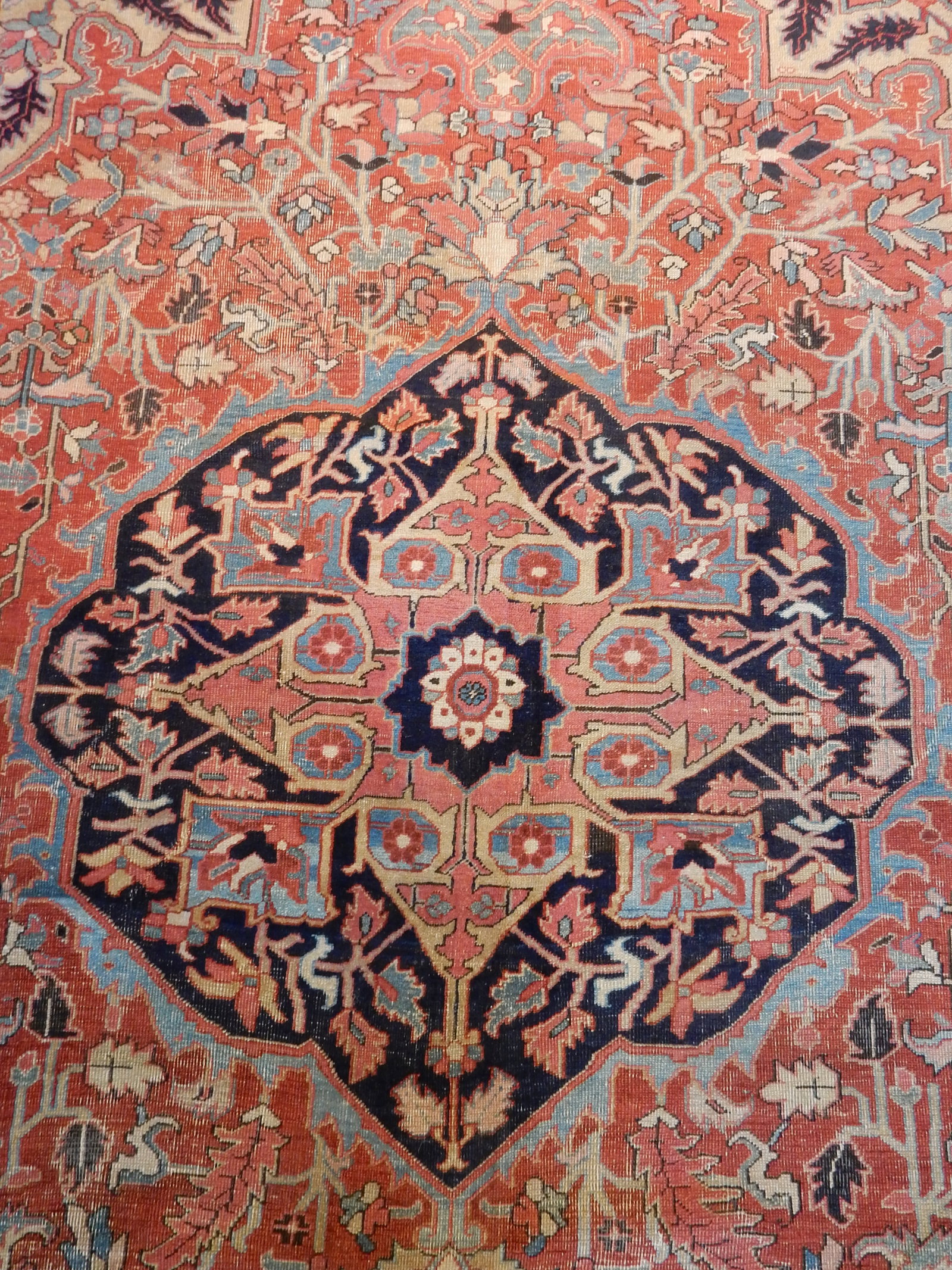 Antique Heriz Serapi Rug 8'9'' X 12'6'' - 5