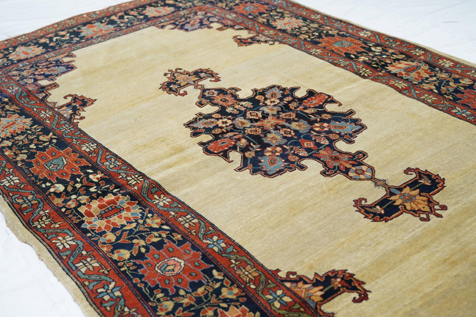 Late 18th Century Antique Farahan Sarouk Rug 4'1'' X 7'0'' - 6