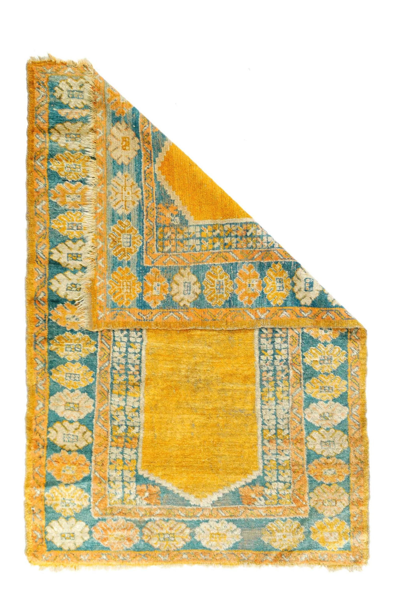 Antique Oushak Rug 3'3'' X 5'0" - 2