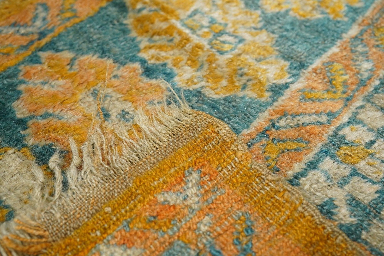 Antique Oushak Rug 3'3'' X 5'0" - 6