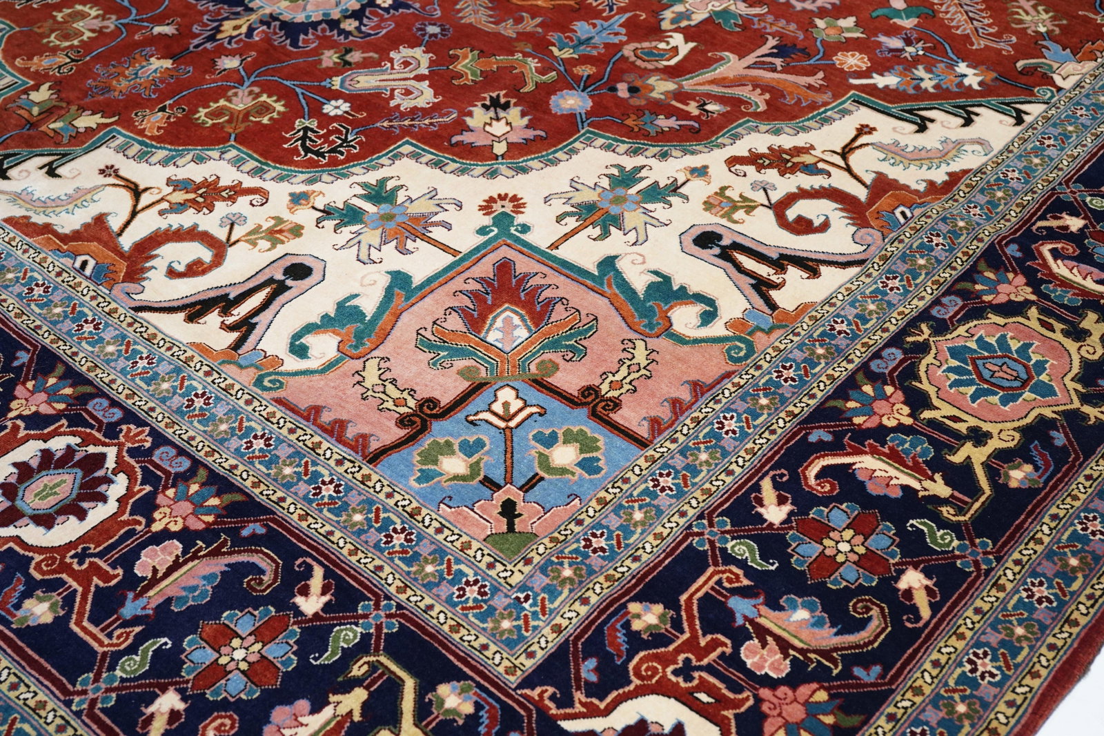 Vintage Heriz Rug 13'2'' X 19'6'' - 12