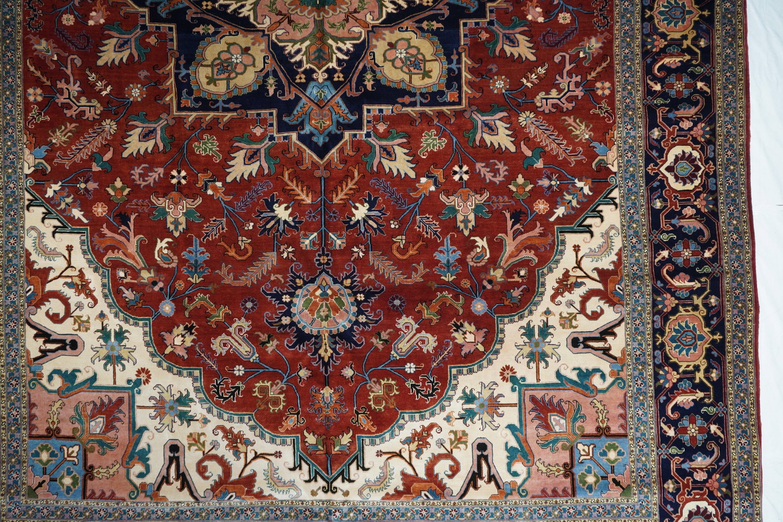 Vintage Heriz Rug 13'2'' X 19'6'' - 4