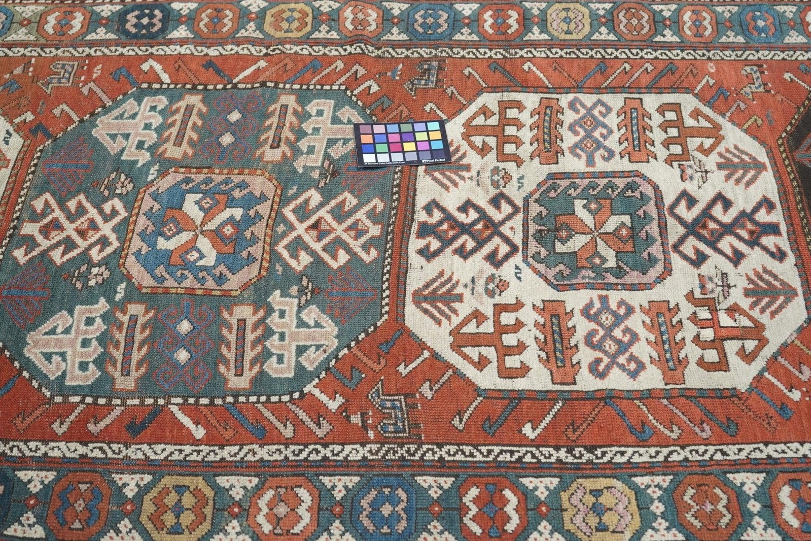 Antique Kazak Rug 4' X 9'5'' - 7