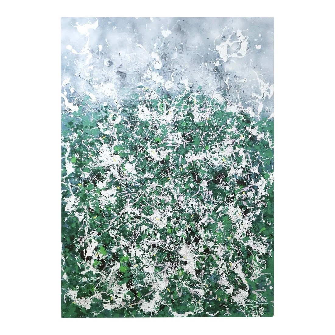 L'absolue volonté (The absolute will): L'absolue volonté (The absolute will), 2023, 162 x 114 cm, acrylic on canvas Condition: Alterations: Unknown Imperfections: Some Imperfections Condition Notes: Good Condition Dimensions: Height: