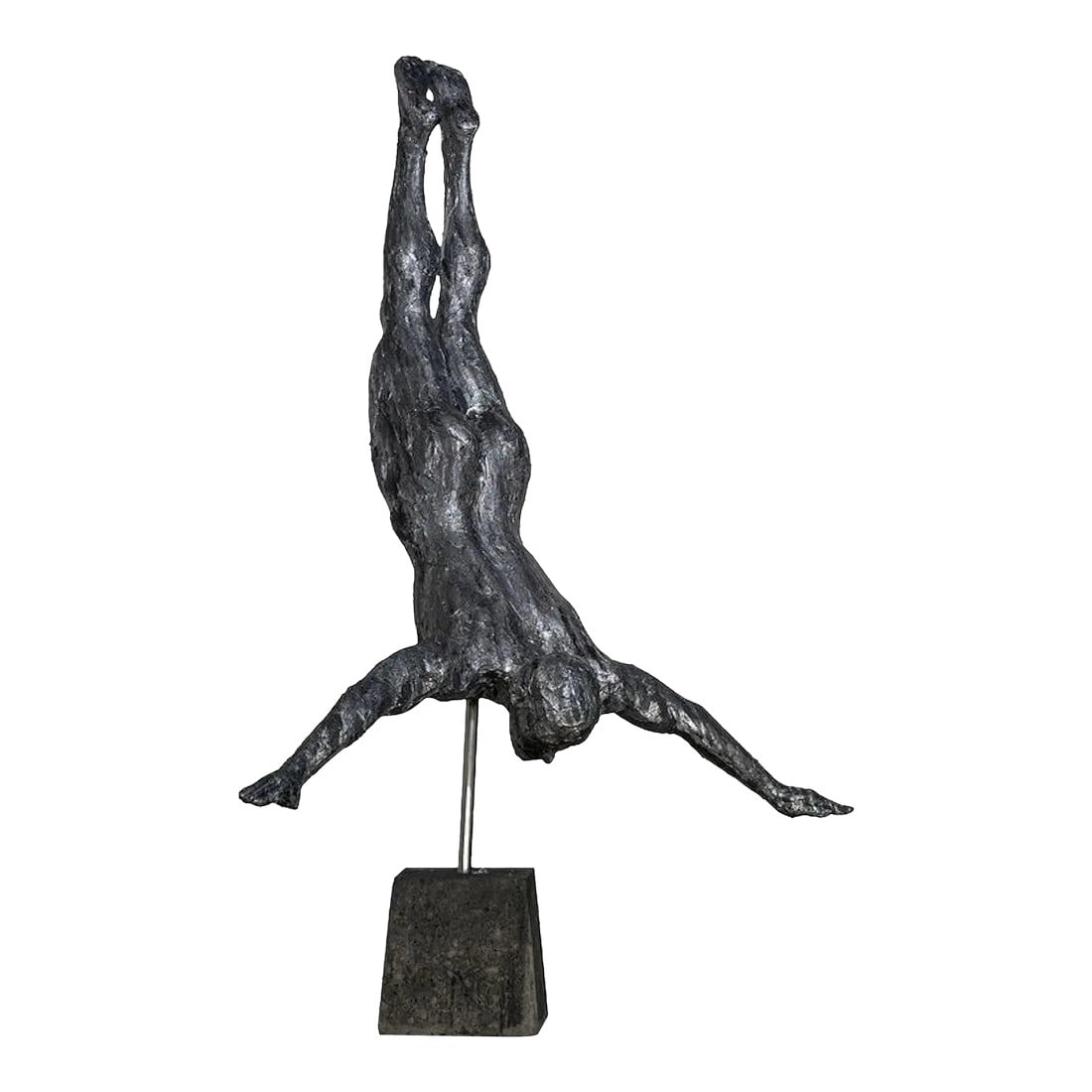Mid 20th Century Free Fall Diver: Free Fall Diver Marco Oliver Height 70.86 in, Width 66.92 in, Depth 9.85 in Resin Condition: Alterations: Unknown Imperfections: Some Imperfections Condition Notes: Good Condition Dimensions: Height: