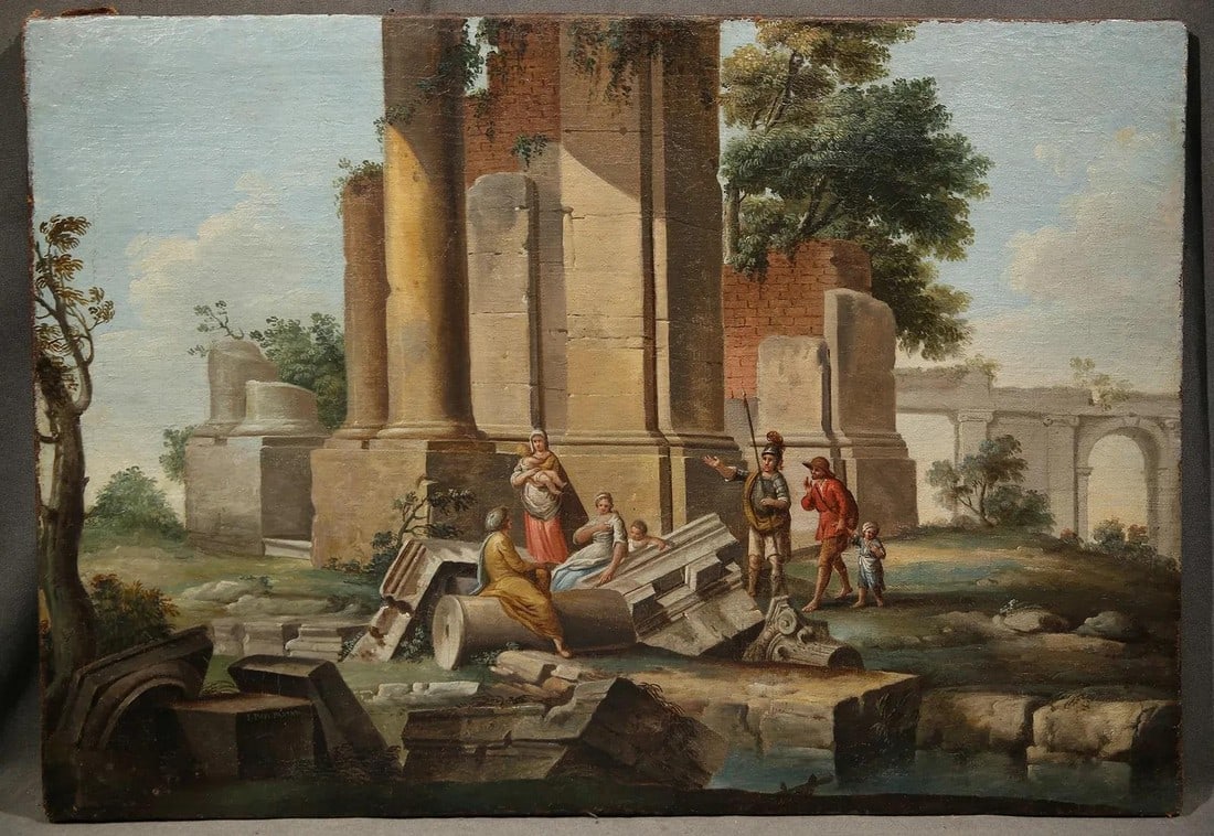 Mid 20th Century Greek or Roman Scene - Giovanni Paolo Panini (1 of 9)