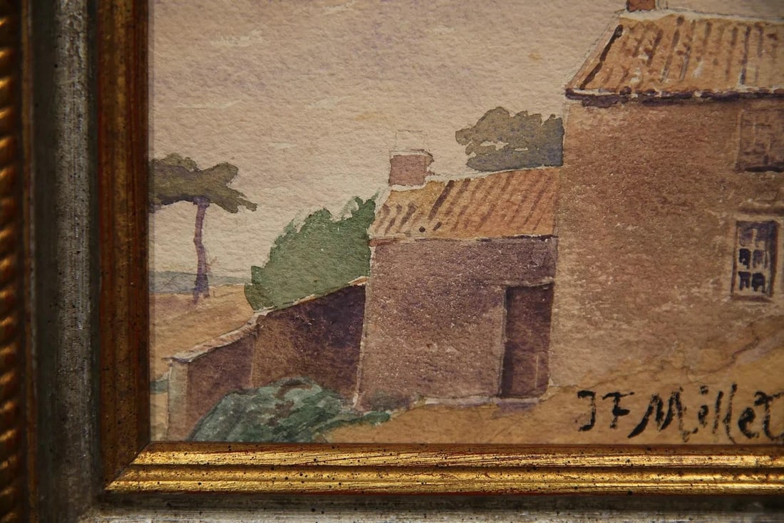Watercolor on Paper - Jean-Francois Millet - 4