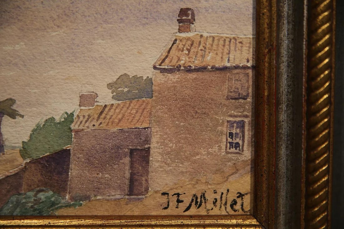 Watercolor on Paper - Jean-Francois Millet - 5