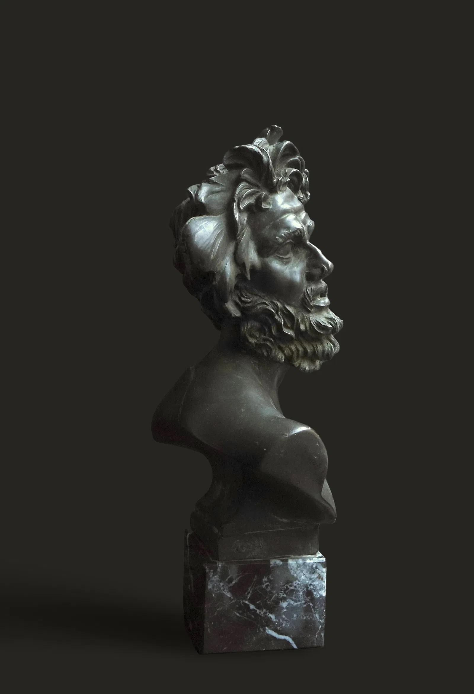 Mid 20th Century Classical Male Bust Sculpture - 2
