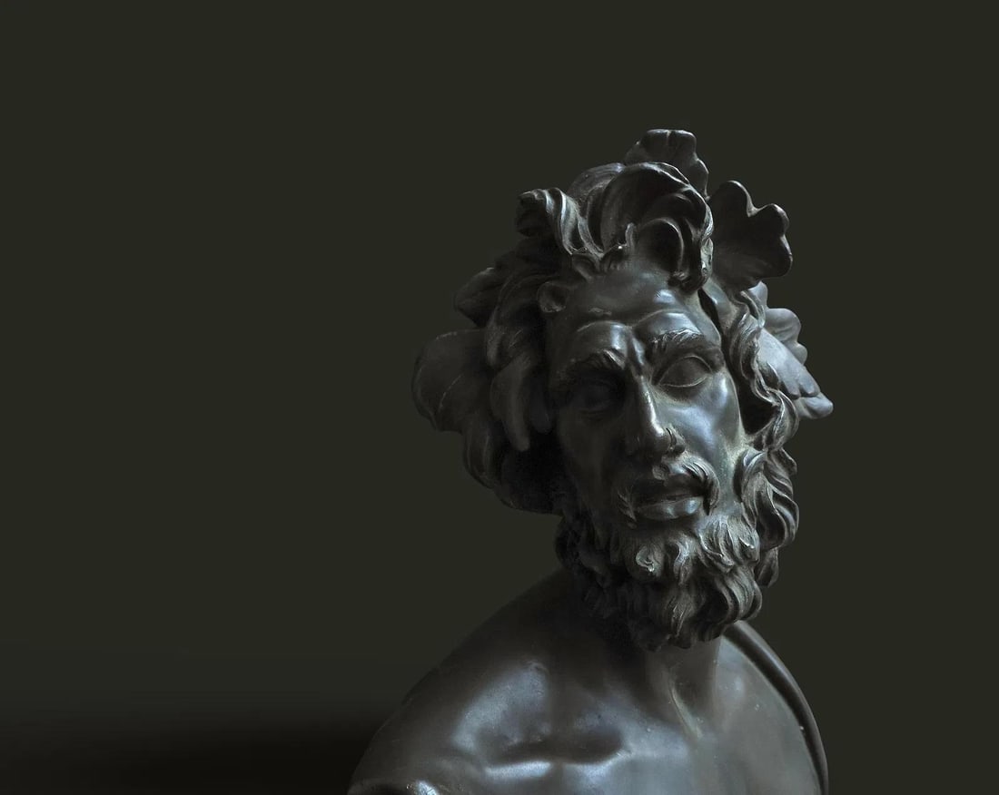 Mid 20th Century Classical Male Bust Sculpture - 4
