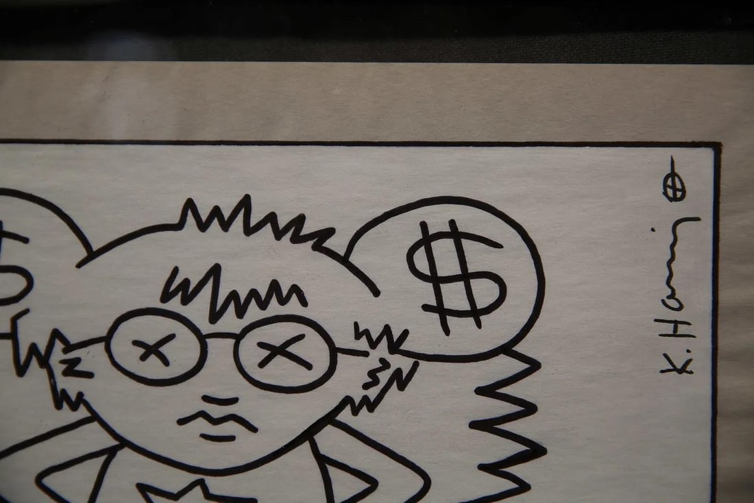 Mid 20th Century Marker on Paper - Keith Haring - 4