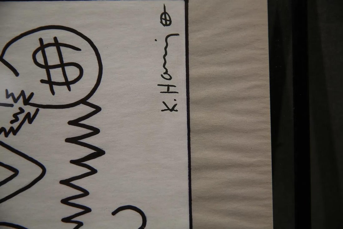 Mid 20th Century Marker on Paper - Keith Haring - 5