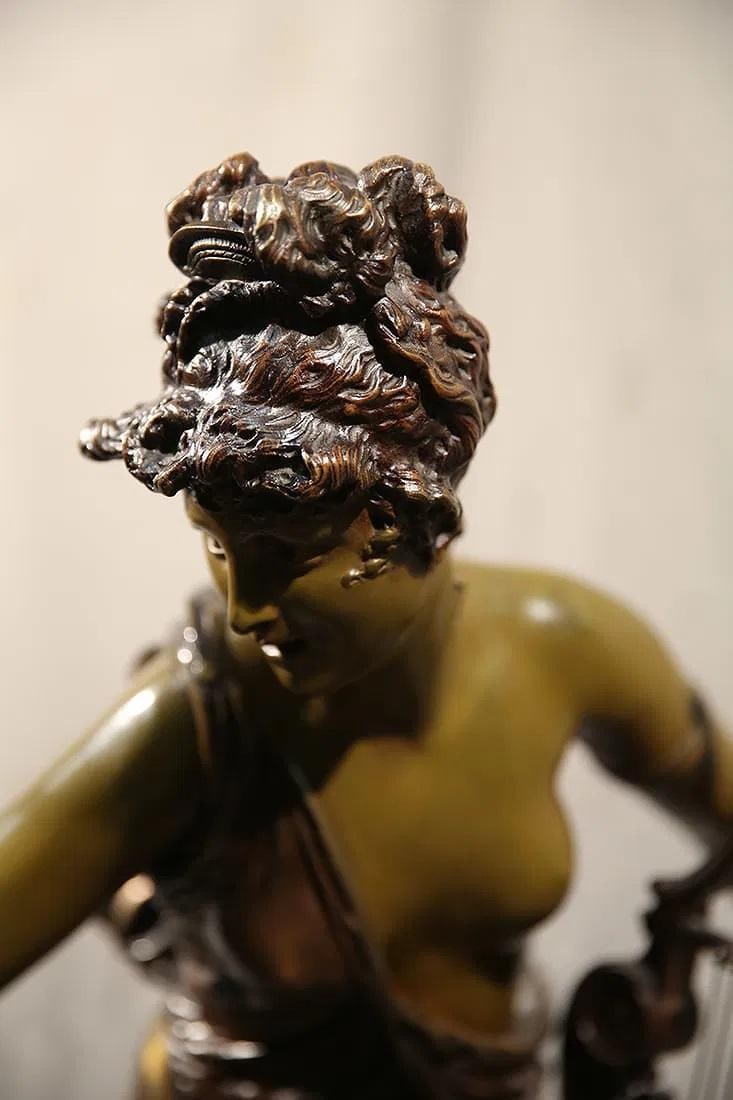 Mid 20th Century Melodie - Albert Ernest Carrier-Belleuse Bronze - 2