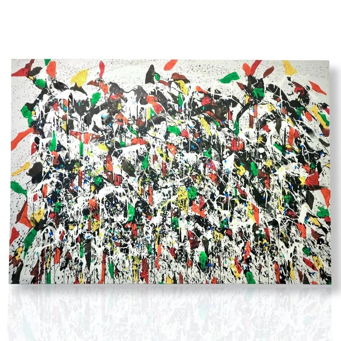 Mid 20th Century Le miroir sans tain (The one-way mirror): Le miroir sans tain (The one-way mirror), 2023, 114 x 162 cm, acrylic on canvas Condition: Alterations: Unknown Imperfections: Some Imperfections Condition Notes: Good Condition Dimensions: Height: