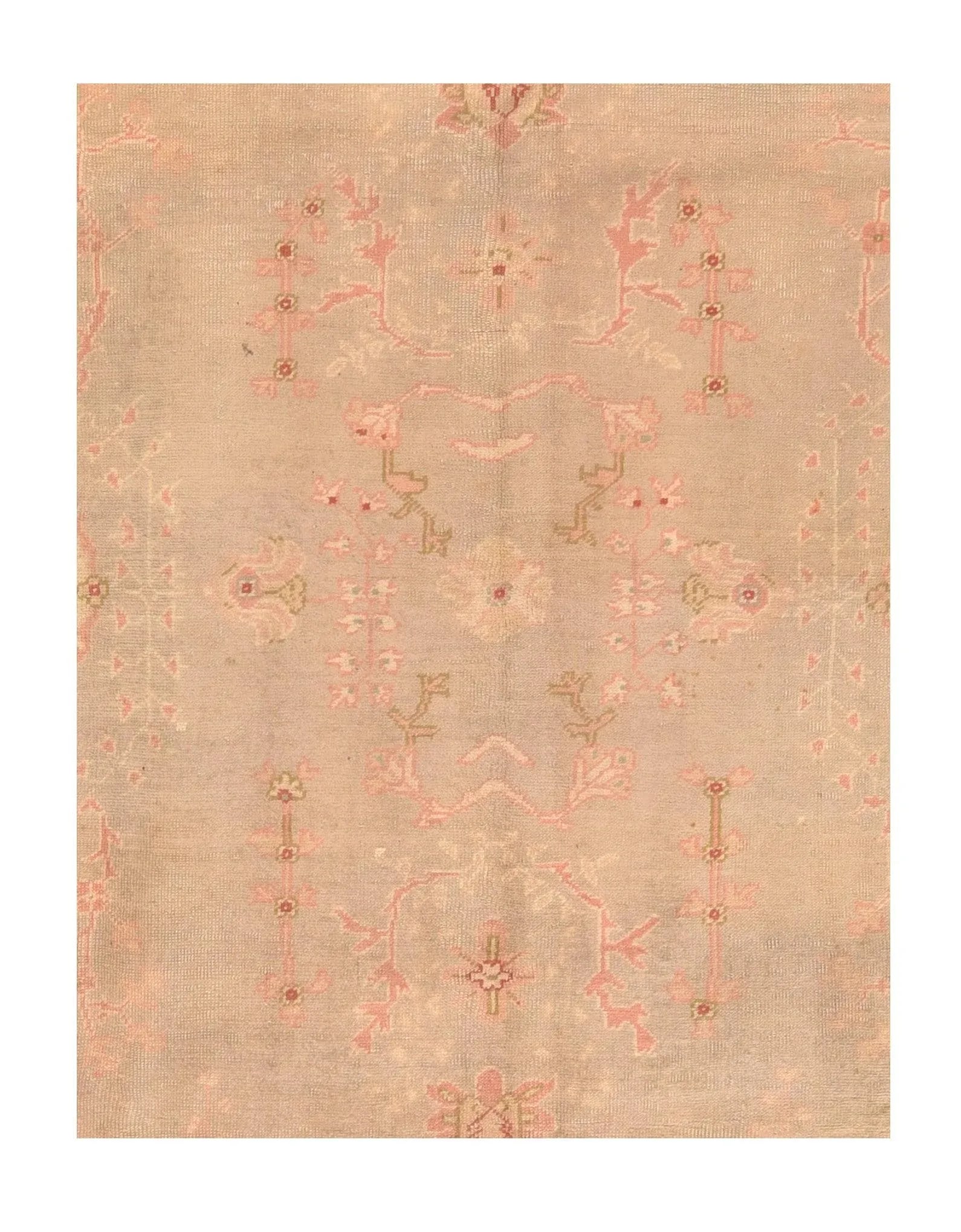 Antique Oushak Rug 8'1'' X 11'10'' - 3