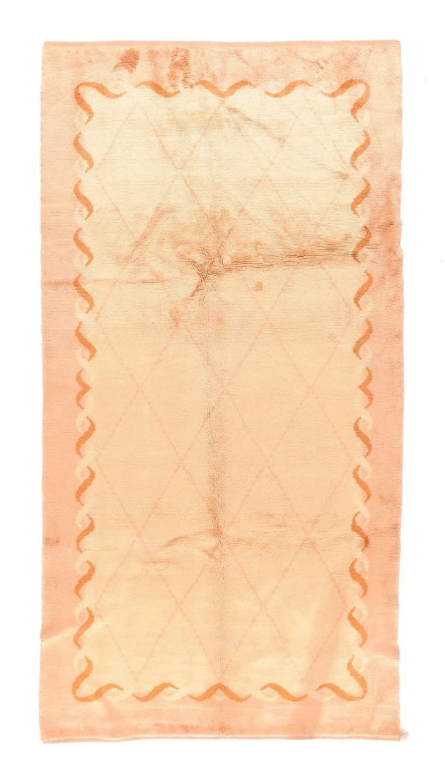 Vintage Art Deco Rug 5'3'' X 9'10'' - 5