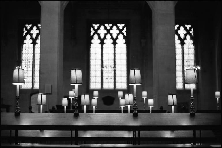 Lamps, Bury Saint Edmunds Cathedral, Suffolk - Silver Gelatin Photograph (1 of 3)
