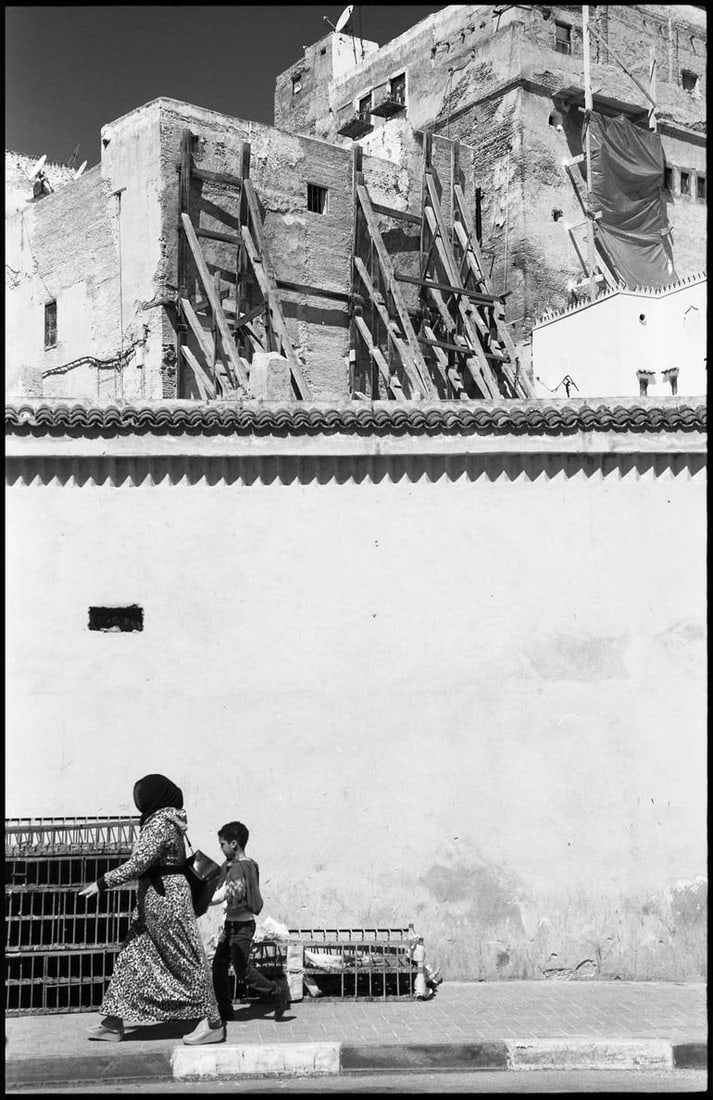Edition 2/10 - Mother & Son, Fes, Morocco - Silver Gelatin Photograph (1 of 3)