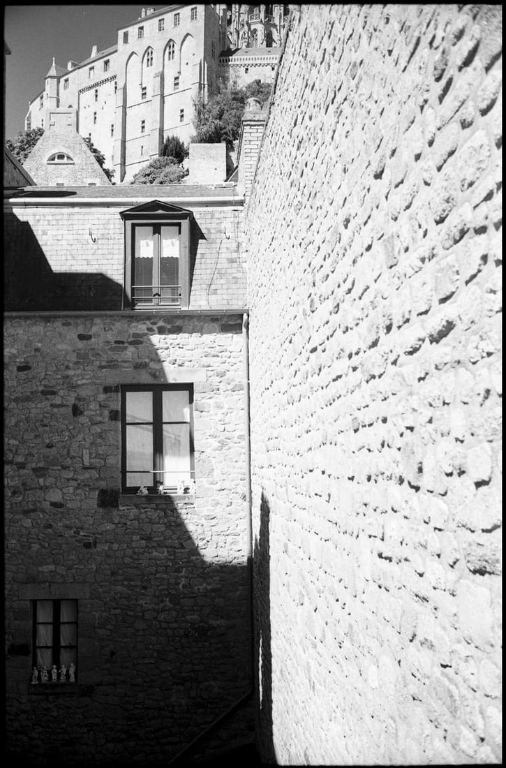 Wall, Mont Saint Michel, France 2016 - Silver Gelatin Photograph: Title: Wall, Mont Saint Michel, France 2016 - Silver Gelatin Photograph Description: 16 x 20 in Medium: Wall, Mont Saint Michel, France 2016 - Silver Gelatin Photograph - Limited Edition of 10 Paul Co