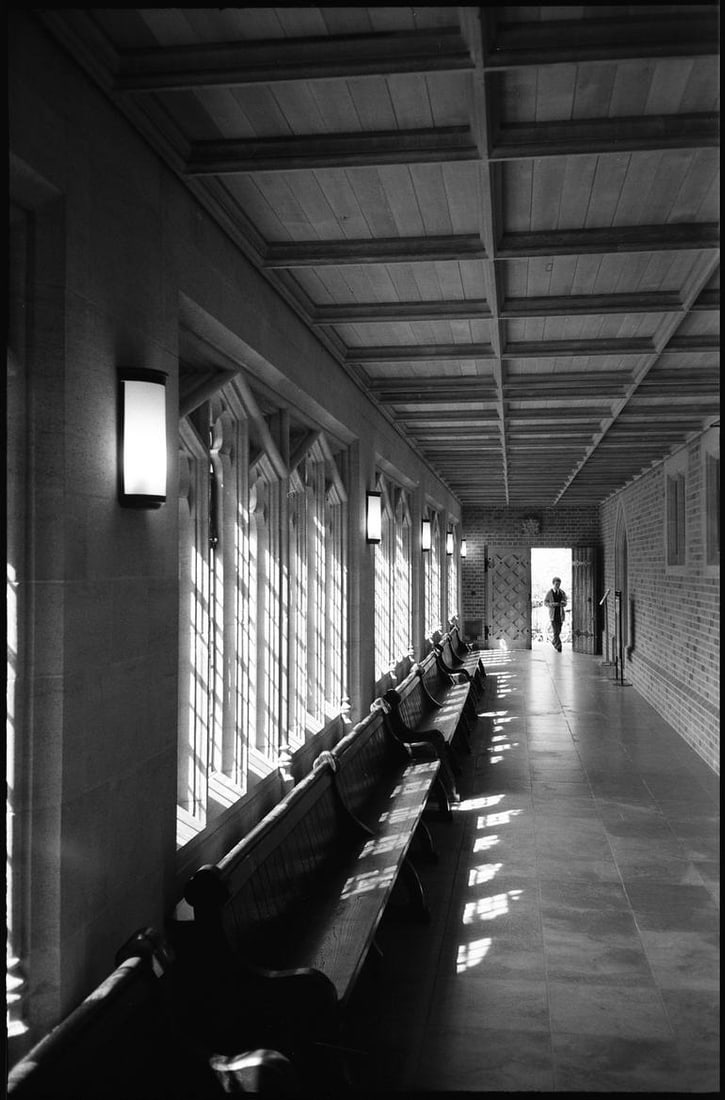 Shadows & Geometry, Bury Saint Edmunds Cathedral - Silver Gelatin Photograph: Title: Shadows & Geometry, Bury Saint Edmunds Cathedral - Silver Gelatin Photograph Description: 16 x 20 in Medium: Shadows & Geometry, Bury Saint Edmunds Cathedral - Silver Gelatin Photograph -