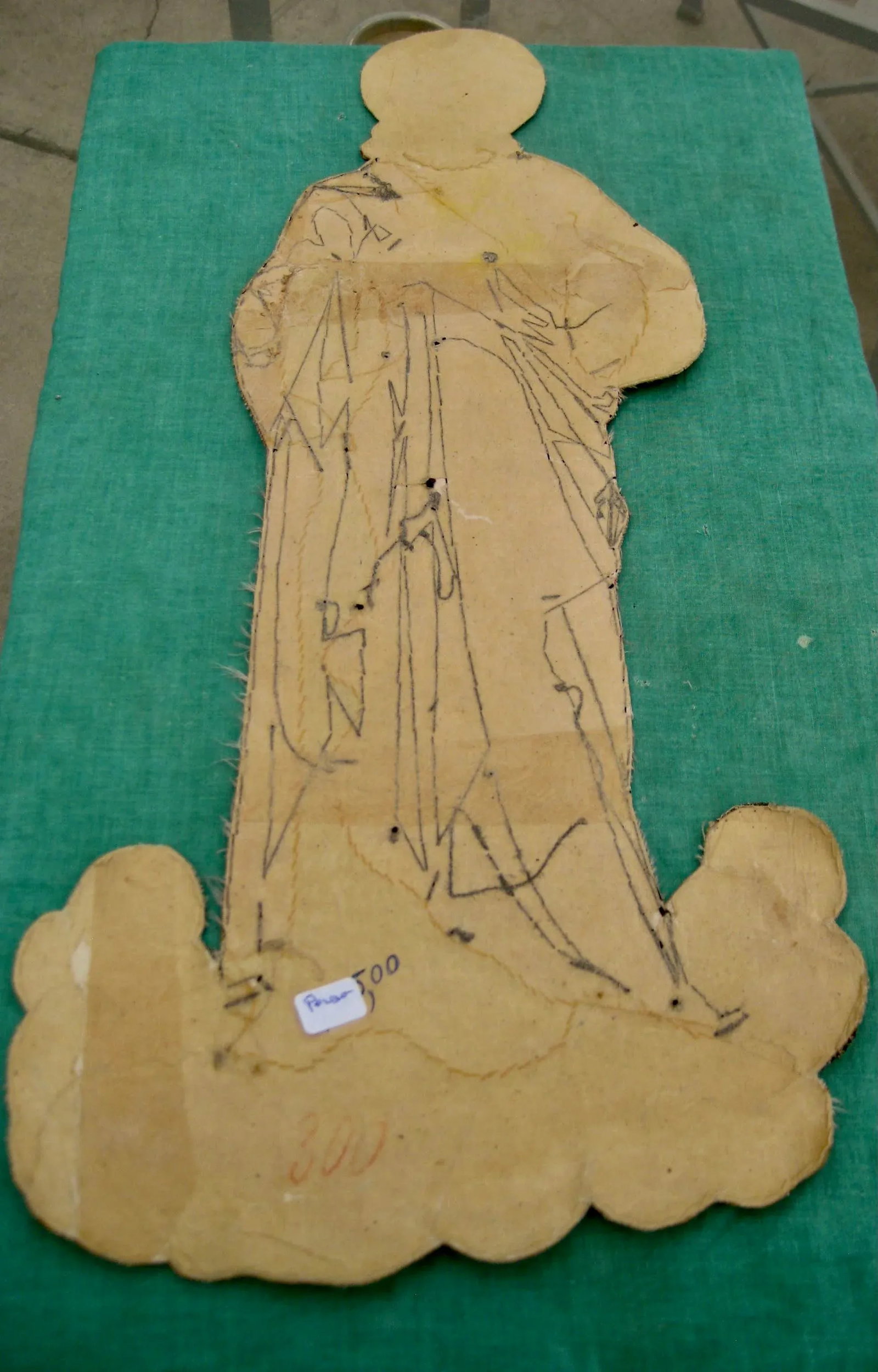 Late 19th Century French Embroidery of Christ - 7