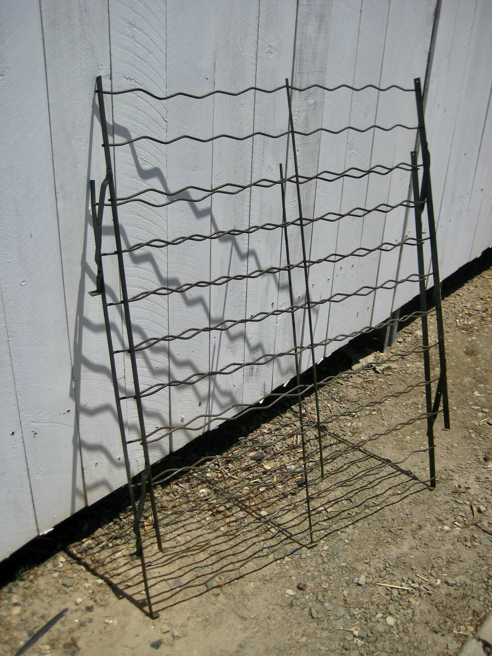 French Country Iron Folding Wine Rack Circa 1920 - 10