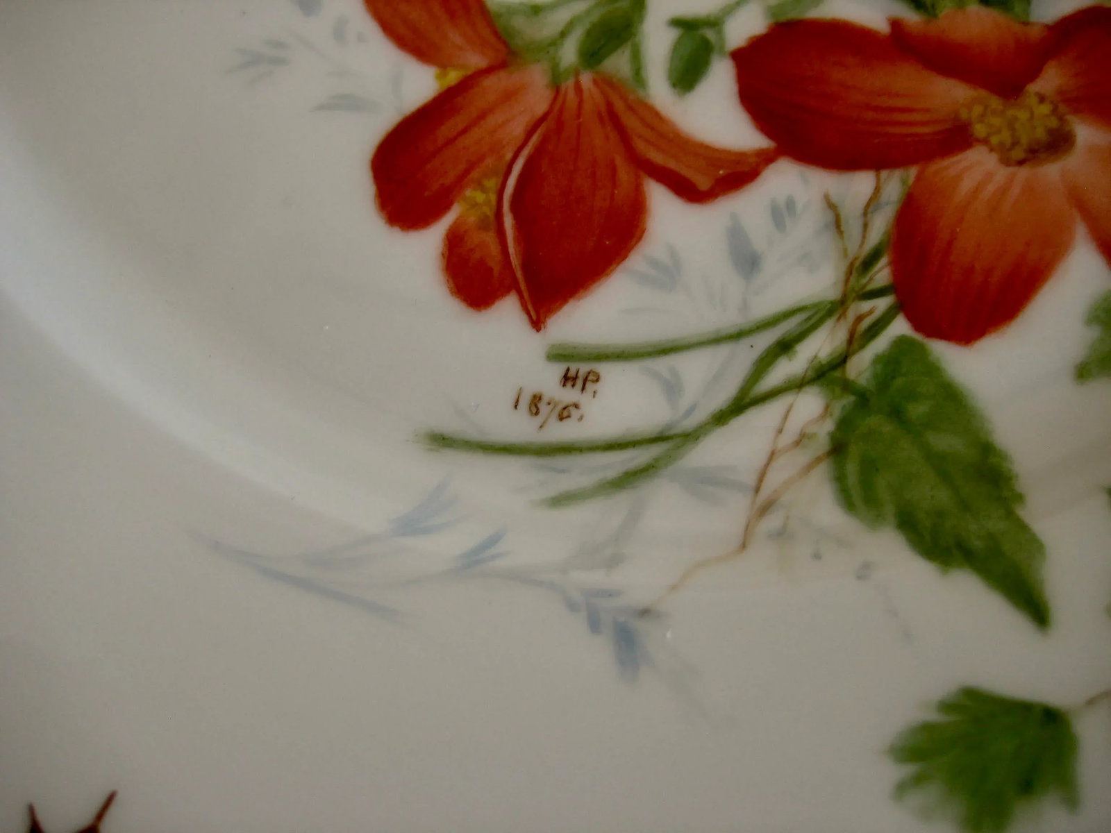 Set of 12 Sevres Botanical Plates, 1874 - 8