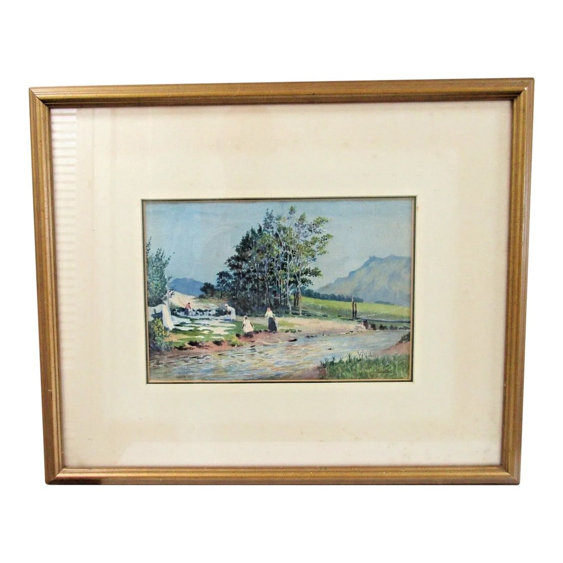 John Bulloch Souter 1890-1972 Original Watercolor Provincial Landscape Painting: John Bulloch Souter 1890-1972 Original Watercolor Provincial Landscape Painting John Bulloch Souter was a British painter who was born in 1890. Numerous key galleries and museums such as The Fine Art