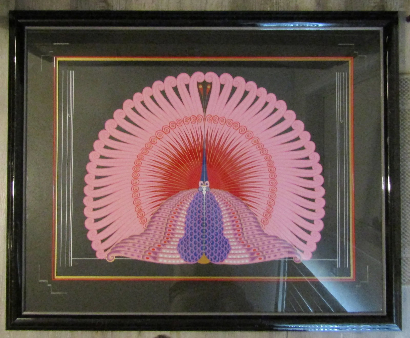 ErtÃƒÂ© Phoenix Reborn 1983 Framed Serigraph, Signed Numbered 72/300 - 2